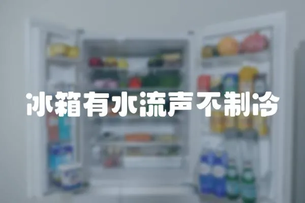 冰箱有水流聲不制冷