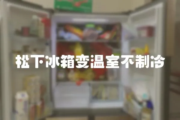 松下冰箱變溫室不制冷