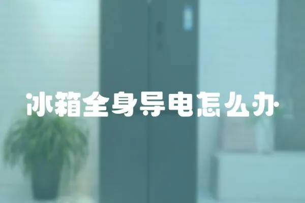 冰箱全身導電怎么辦