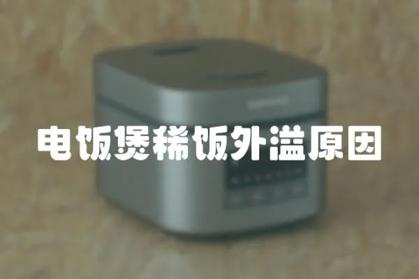 電飯煲稀飯外溢原因