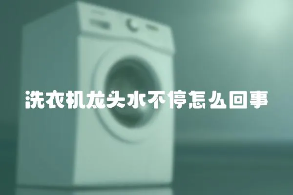洗衣機(jī)龍頭水不停怎么回事