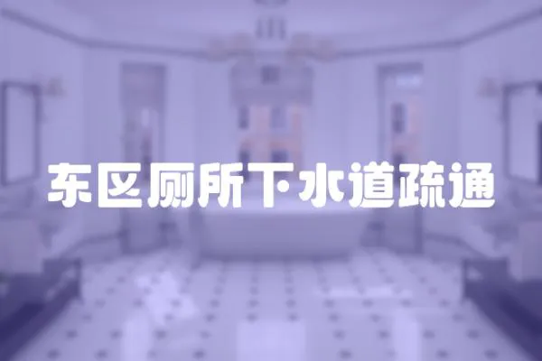 東區廁所下水道疏通