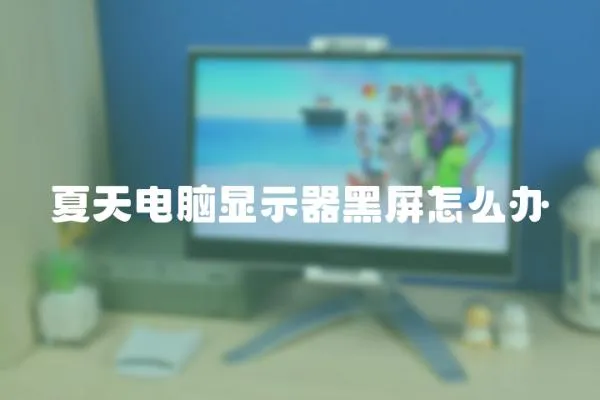 夏天電腦顯示器黑屏怎么辦