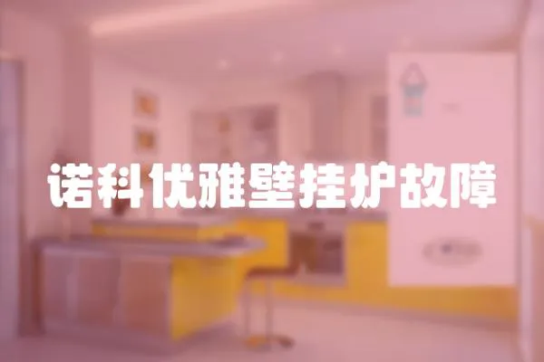 諾科優雅壁掛爐故障