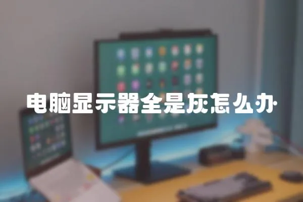 電腦顯示器全是灰怎么辦