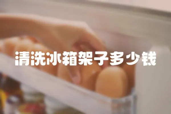 清洗冰箱架子多少錢