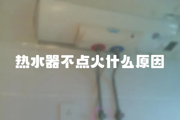 熱水器不點(diǎn)火什么原因