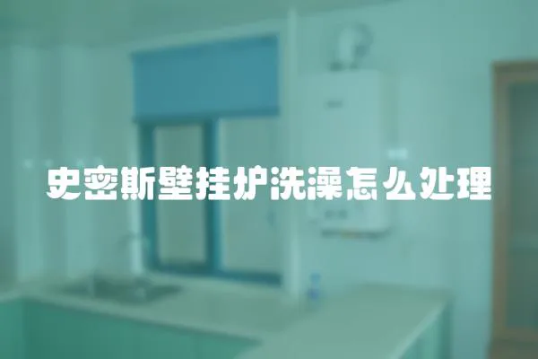 史密斯壁掛爐洗澡怎么處理