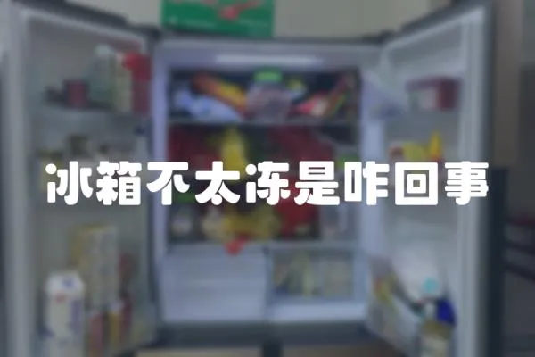 冰箱不太凍是咋回事