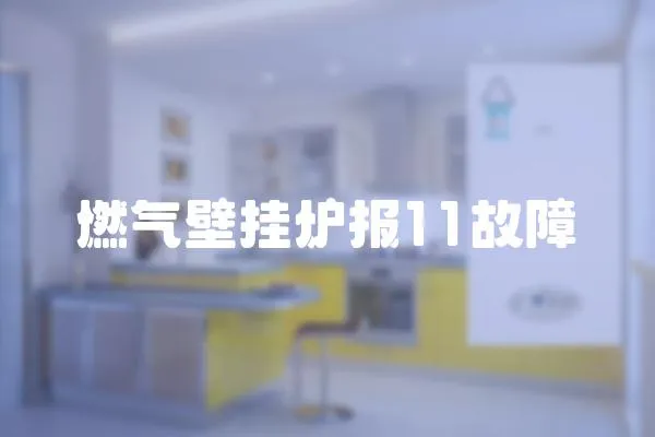 燃?xì)獗趻鞝t報(bào)11故障