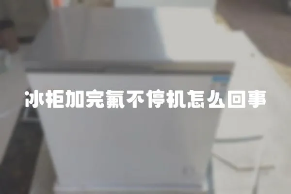 冰柜加完氟不停機怎么回事