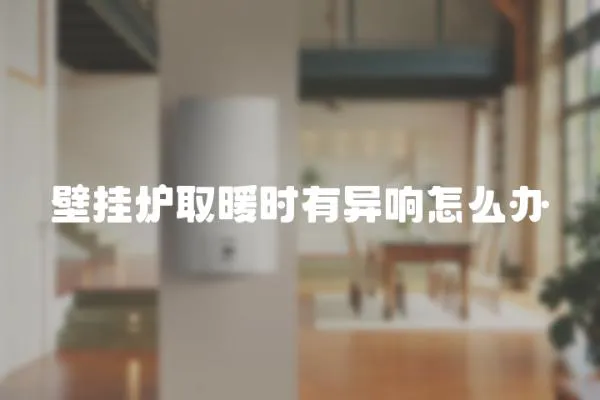 壁掛爐取暖時(shí)有異響怎么辦