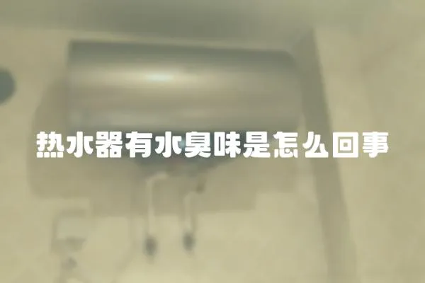 熱水器有水臭味是怎么回事