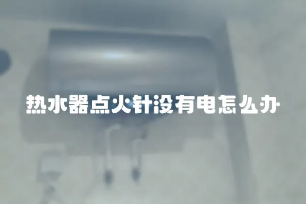 熱水器點火針沒有電怎么辦