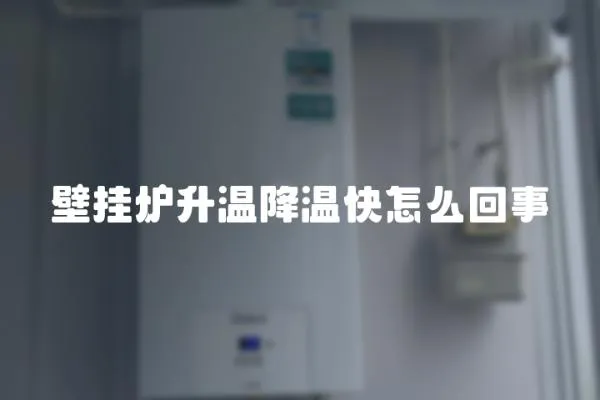 壁掛爐升溫降溫快怎么回事