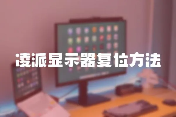 凌派顯示器復位方法