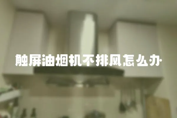 觸屏油煙機不排風怎么辦