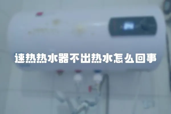 速熱熱水器不出熱水怎么回事