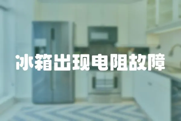 冰箱出現(xiàn)電阻故障