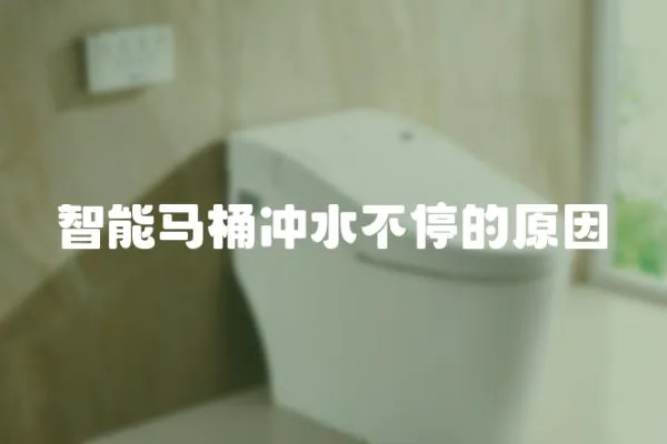 智能馬桶沖水不停的原因