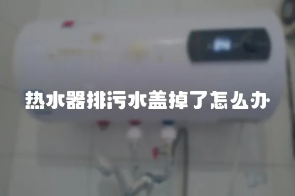 熱水器排污水蓋掉了怎么辦