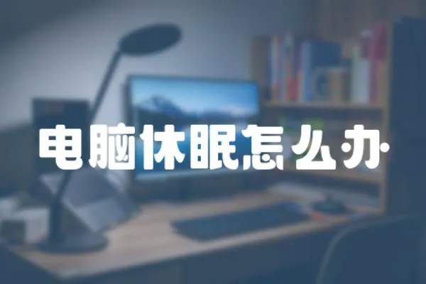 電腦休眠怎么辦