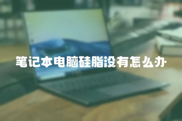 筆記本電腦硅脂沒有怎么辦
