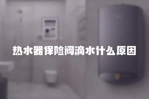 熱水器保險閥滴水什么原因