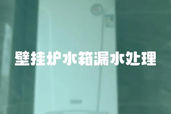 壁掛爐水箱漏水處理