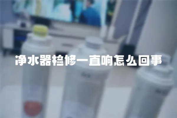 凈水器檢修一直響怎么回事