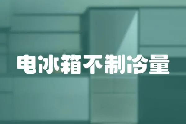 電冰箱不制冷量