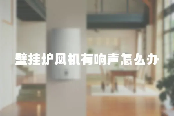 壁掛爐風(fēng)機有響聲怎么辦