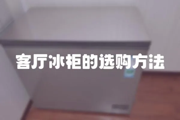 客廳冰柜的選購方法