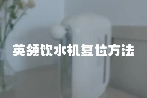 英領(lǐng)飲水機(jī)復(fù)位方法