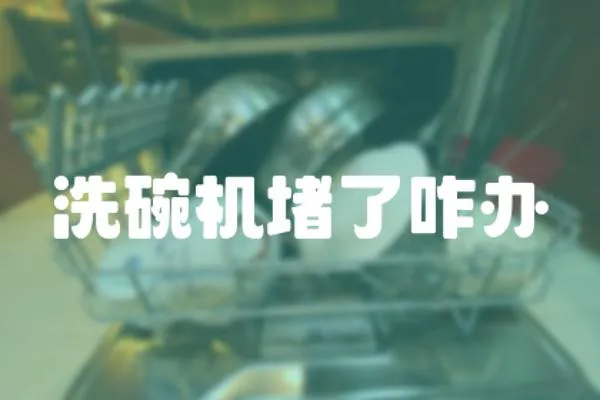 洗碗機堵了咋辦