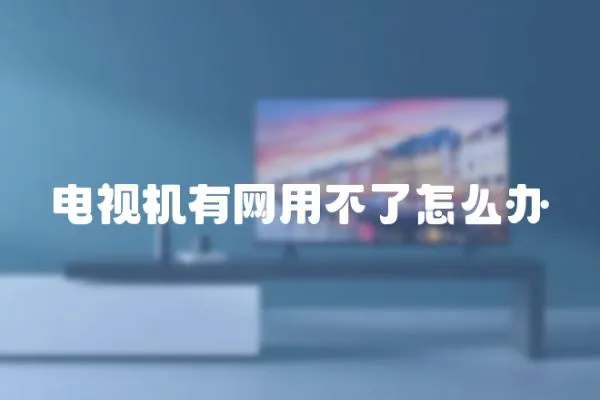 電視機有網用不了怎么辦