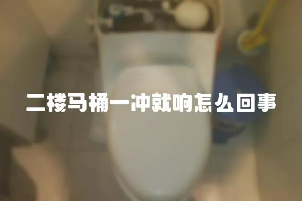 二樓馬桶一沖就響怎么回事