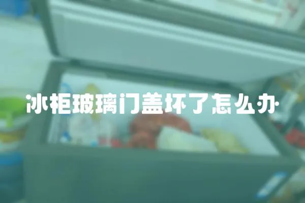 冰柜玻璃門蓋壞了怎么辦