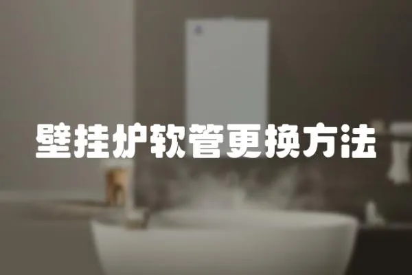 壁掛爐軟管更換方法