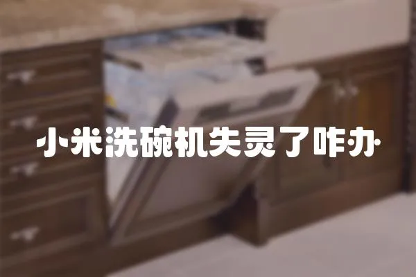 小米洗碗機失靈了咋辦