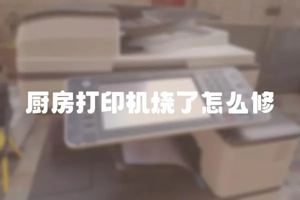 廚房打印機(jī)燒了怎么修