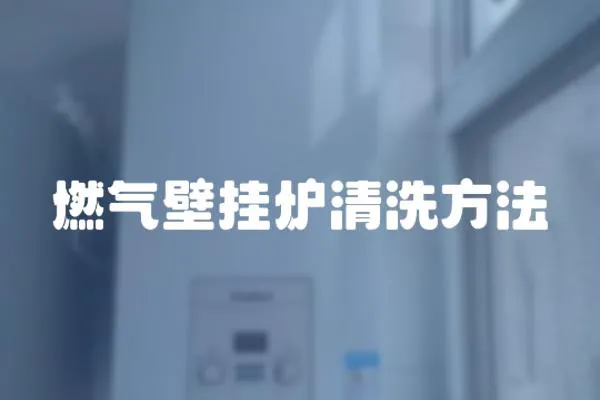 燃?xì)獗趻鞝t清洗方法