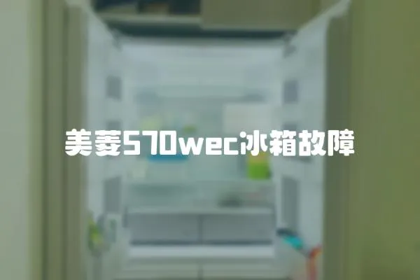 美菱570wec冰箱故障