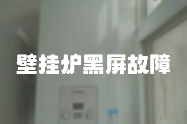壁掛爐黑屏故障