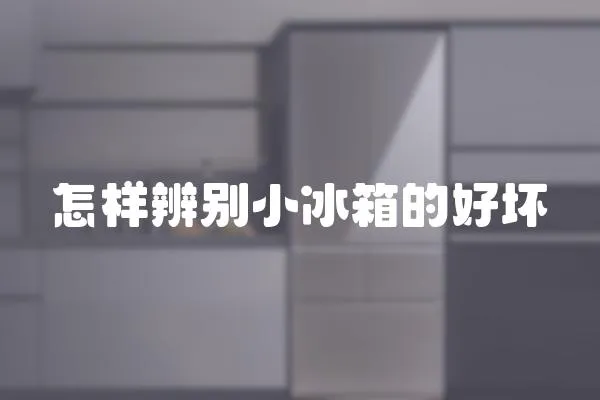 怎樣辨別小冰箱的好壞