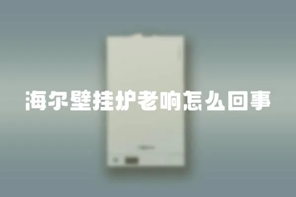 海爾壁掛爐老響怎么回事