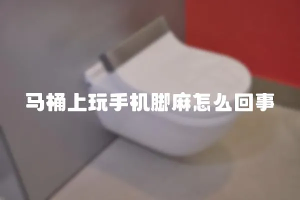 馬桶上玩手機(jī)腳麻怎么回事