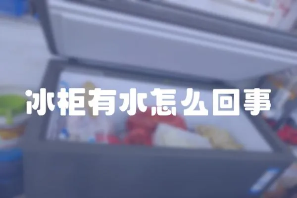 冰柜有水怎么回事
