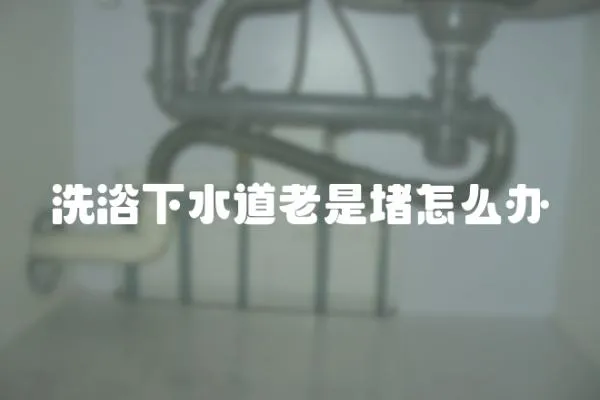 洗浴下水道老是堵怎么辦