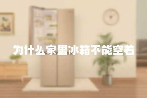 為什么家里冰箱不能空著